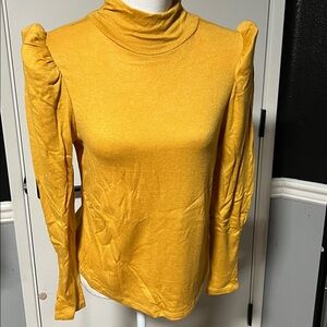 Elegant Mustard Yellow Women's Blouse